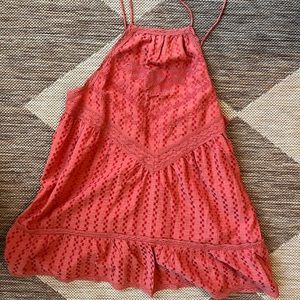 BRAND NEW Free People Halter Embroidered Tank Top Size Small